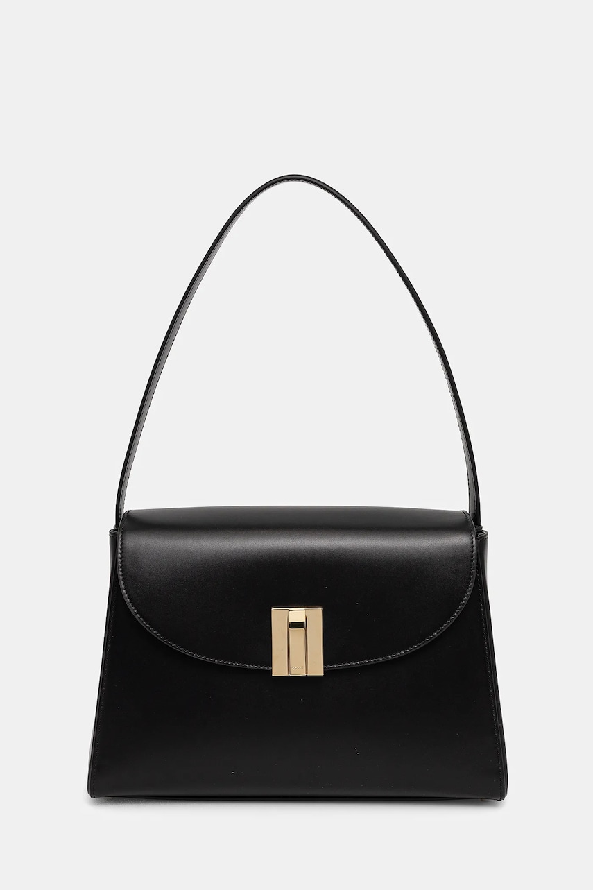 Bally poseta de piele culoarea negru, WAH01Q Bally poseta de piele culoarea negru, WAH01Q