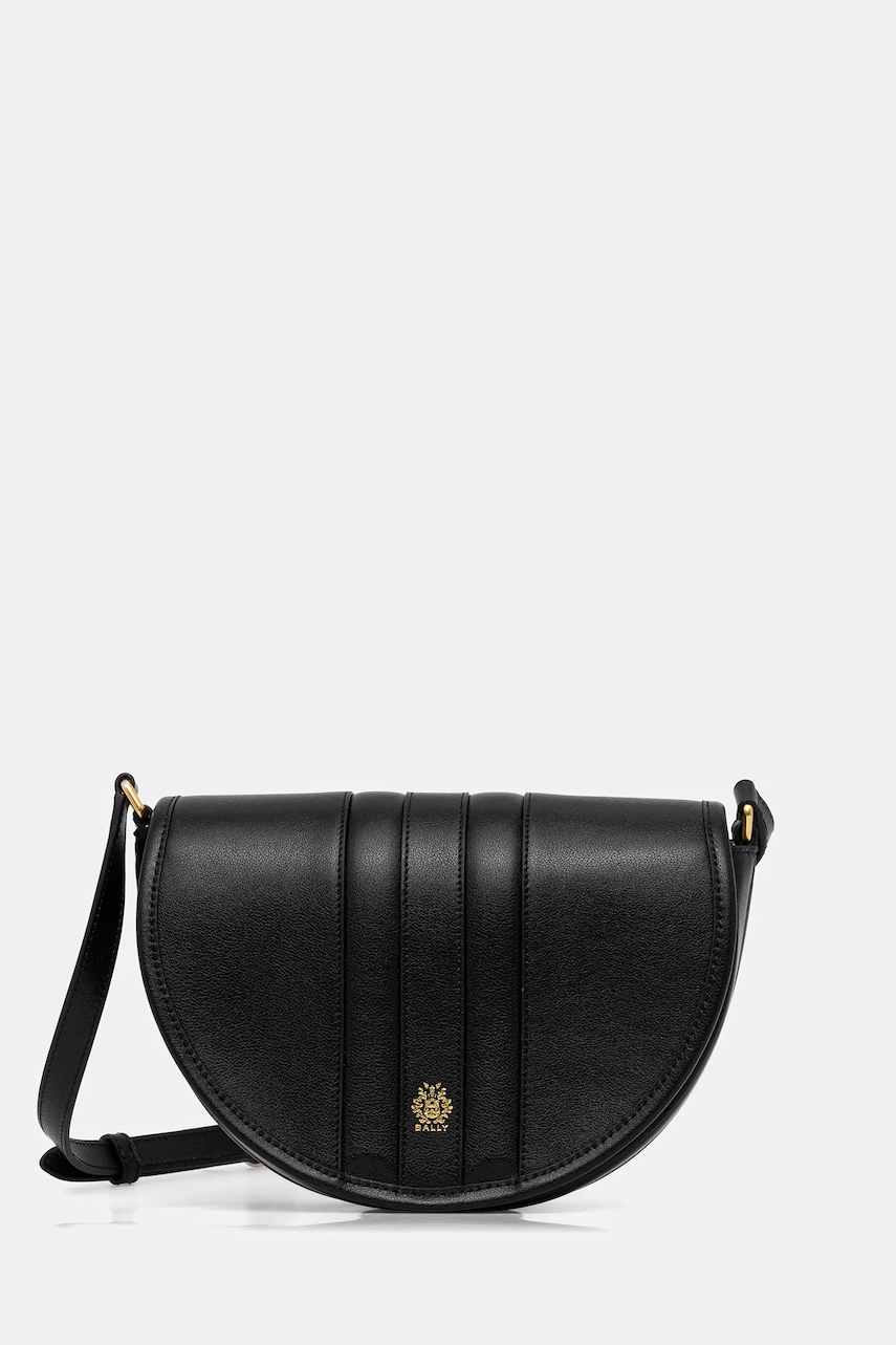 Bally geantă de piele culoarea negru, WAM04A