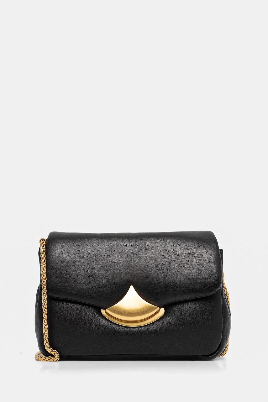 Sessun poseta de piele culoarea negru, 24602001