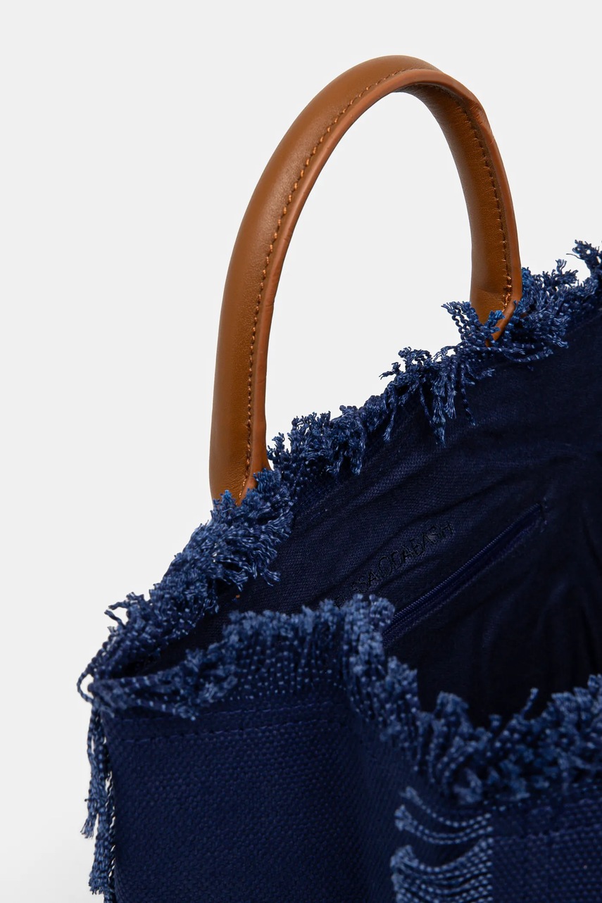 Τσάντα Melissa Odabash χρώμα: ναυτικό μπλε, Porto Cervo φωτογραφία