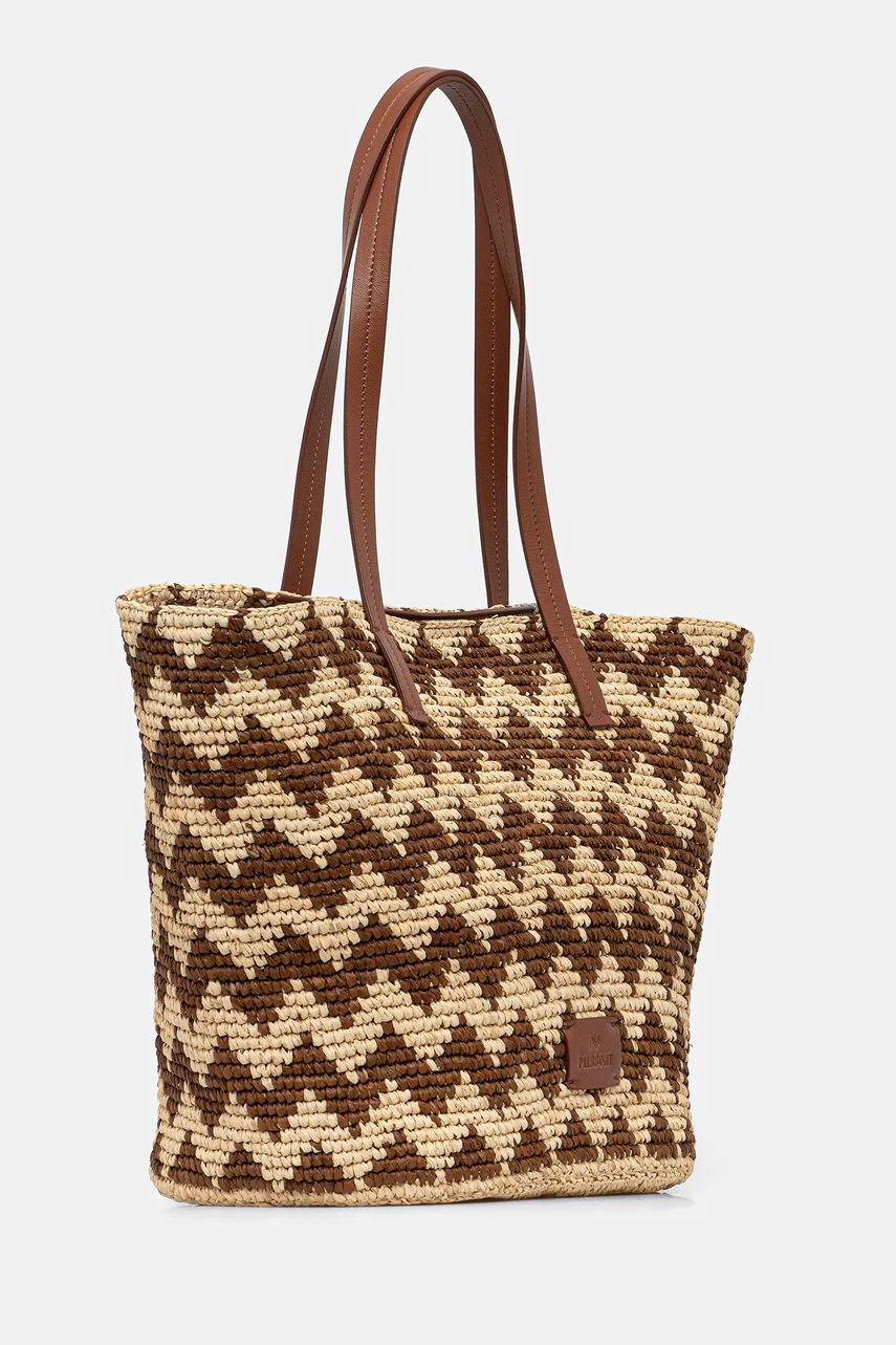 Сумочка Missoni Big Tote Raffia цвет бежевый MI10065R