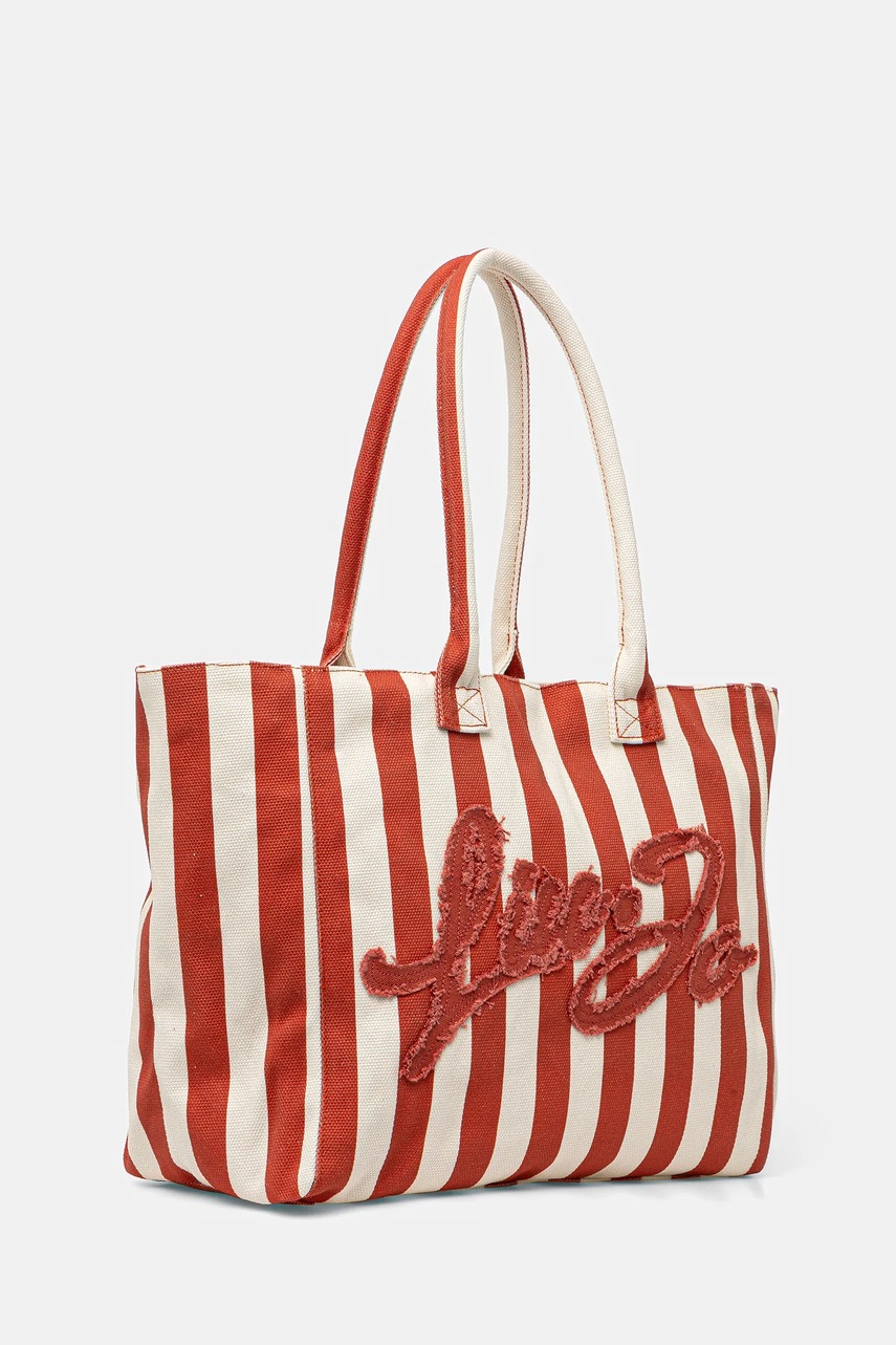 Хлопковая сумка Liu Jo цвет бежевый VA5208.T6948