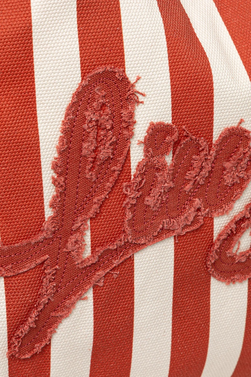 Βαμβακερή τσάντα Liu Jo χρώμα: μπεζ, VA5208.T6948 φωτογραφία