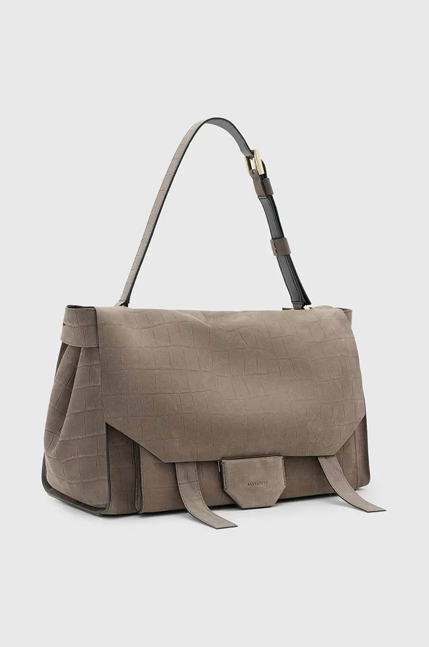 Кожаная сумочка AllSaints URSA цвет коричневый W036XC Кожаная сумочка AllSaints URSA цвет коричневый W036XC