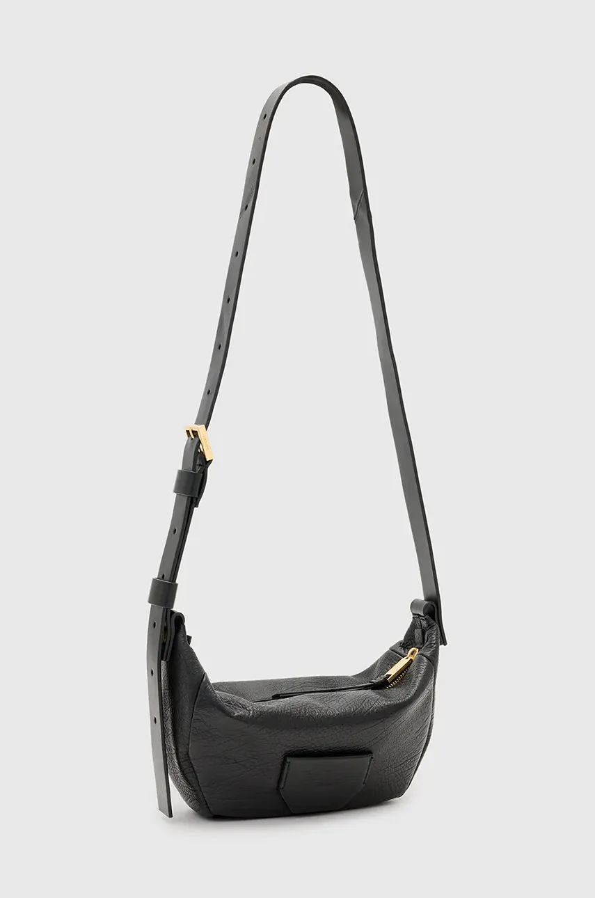 Кожаная сумочка AllSaints MADEA цвет чёрный W289XC Кожаная сумочка AllSaints MADEA цвет чёрный W289XC