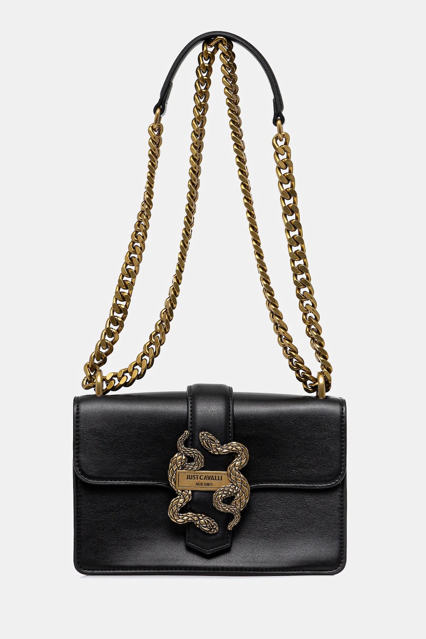 Just Cavalli poseta culoarea negru, 78RA4BAF ZSA89 Just Cavalli poseta culoarea negru, 78RA4BAF ZSA89