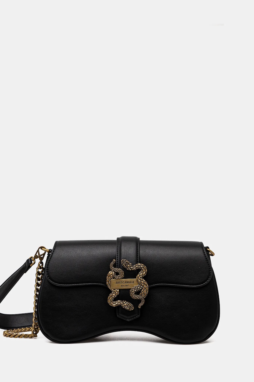 Just Cavalli geantă culoarea negru, 78RA4BA1 ZSA89
