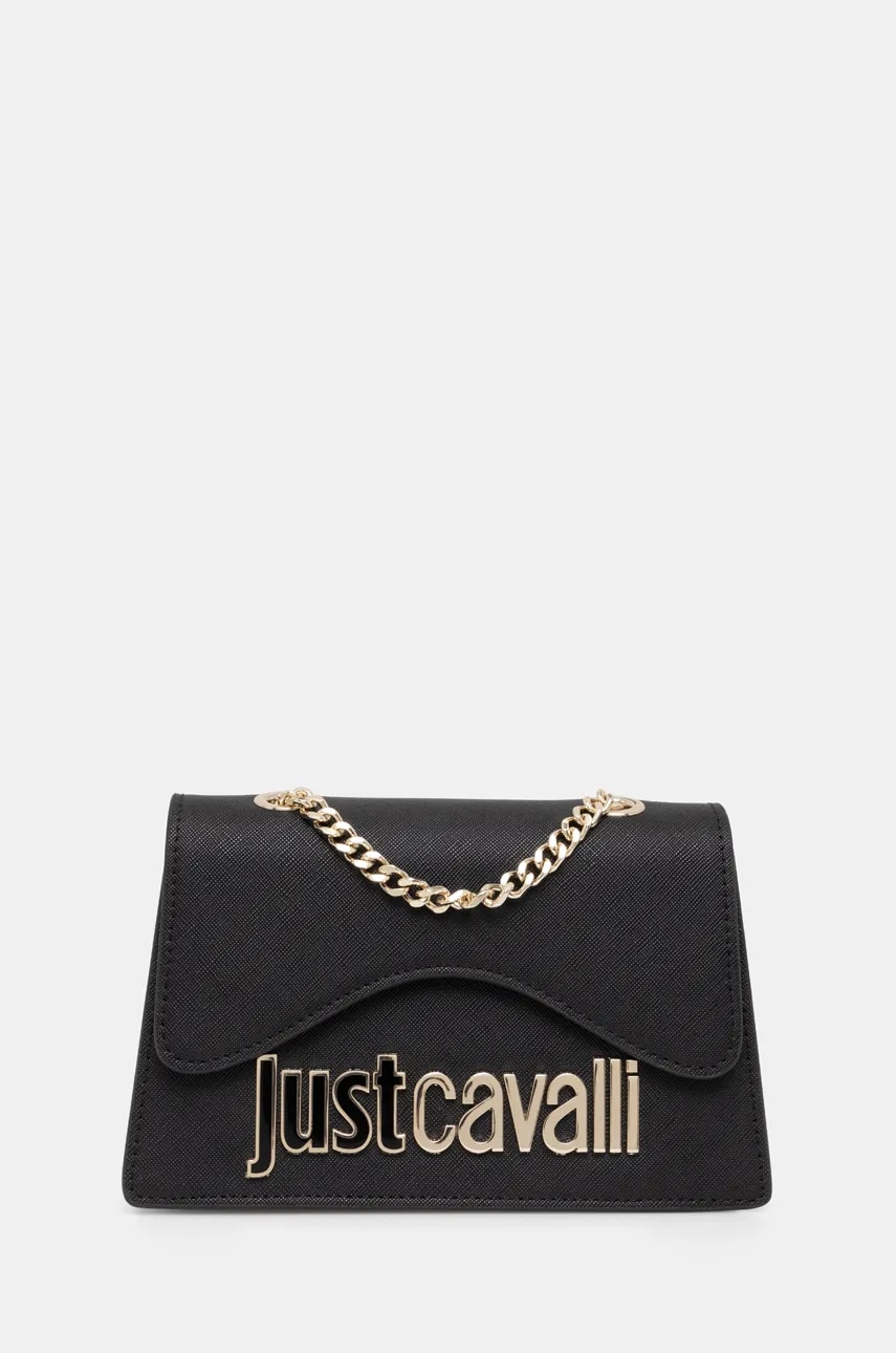 Just Cavalli poseta culoarea negru, 78RA4BB7 ZS766 Just Cavalli poseta culoarea negru, 78RA4BB7 ZS766