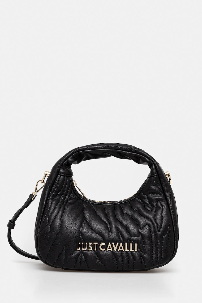 Just Cavalli poseta culoarea negru, 78RA4BE5 ZSB23 Just Cavalli poseta culoarea negru, 78RA4BE5 ZSB23