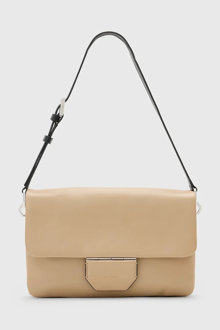 AllSaints poseta de piele ONDINE culoarea bej, W094XC