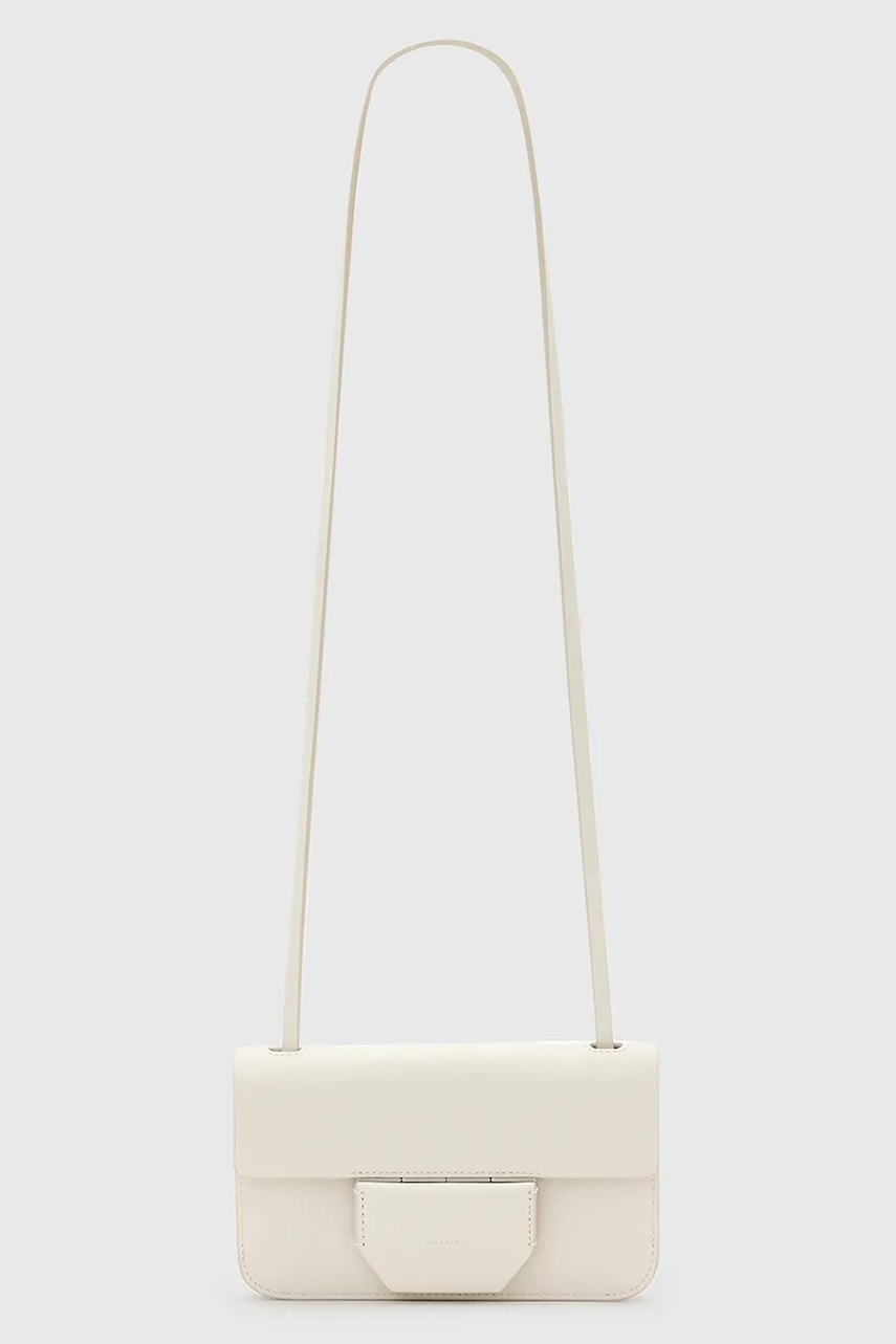 AllSaints poșetă de piele ANN culoarea negru, W122XC