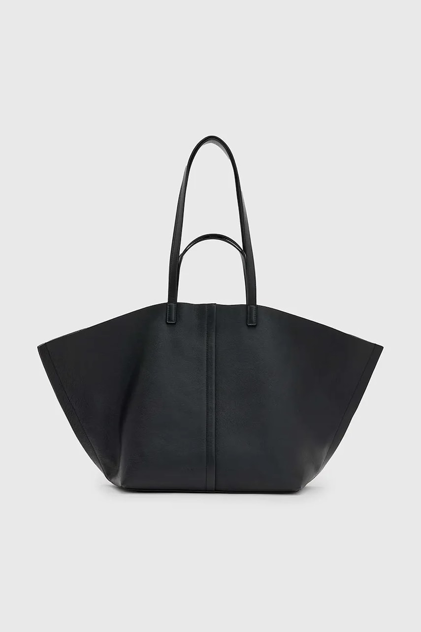 AllSaints poseta de piele PHOENIX culoarea negru, W493XB AllSaints poseta de piele PHOENIX culoarea negru, W493XB