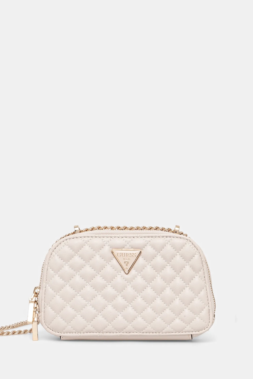 Levně Kabelka Guess RIANEE béžová barva, HWEQG9 54174