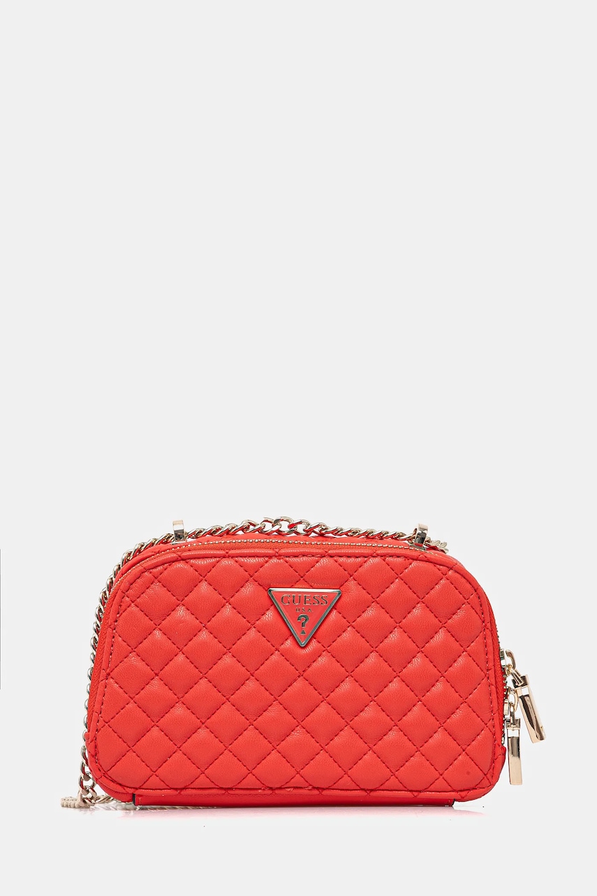 Levně Kabelka Guess RIANEE oranžová barva, HWEQG9 54174
