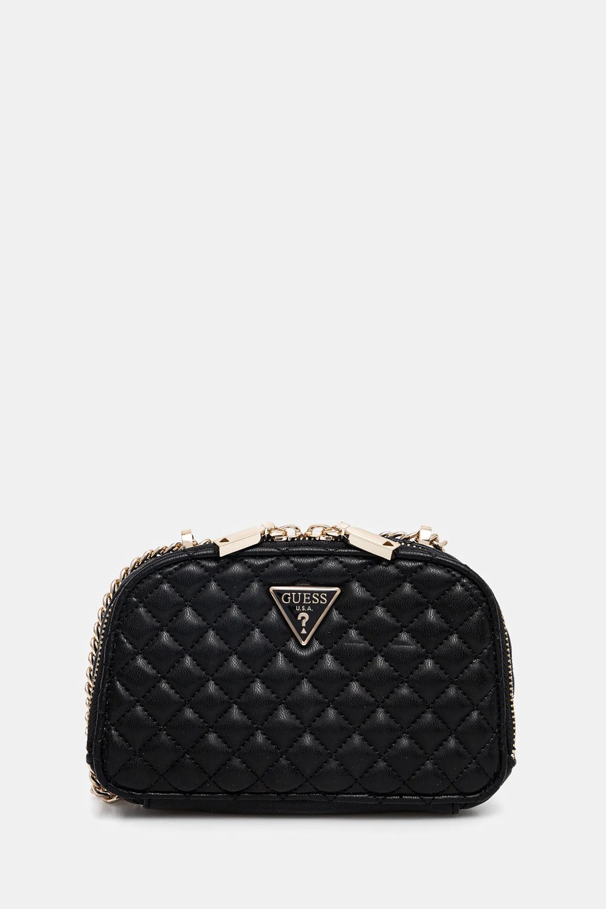 Levně Kabelka Guess RIANEE černá barva, HWEQG9 54174