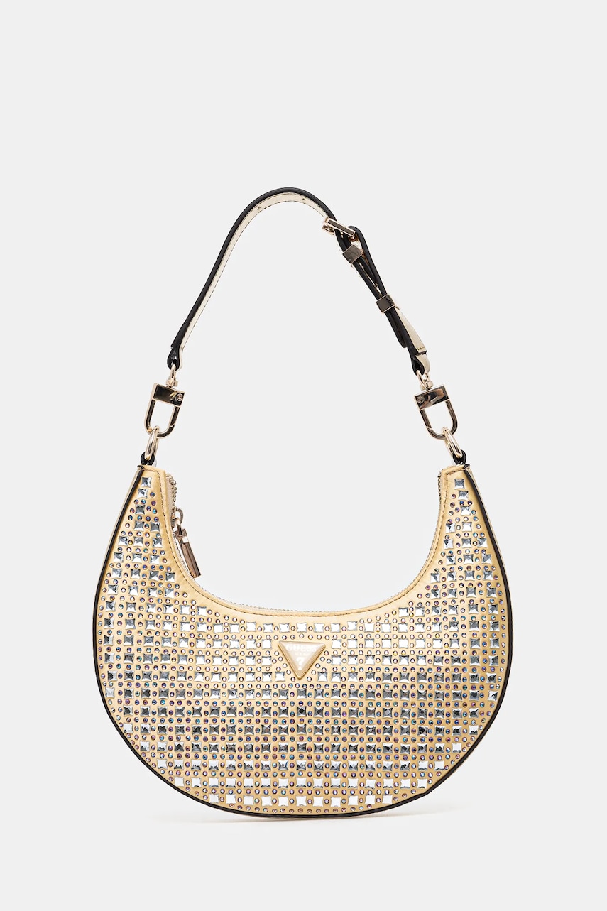 Levně Kabelka Guess LUA zlatá barva, HWIG92 05010