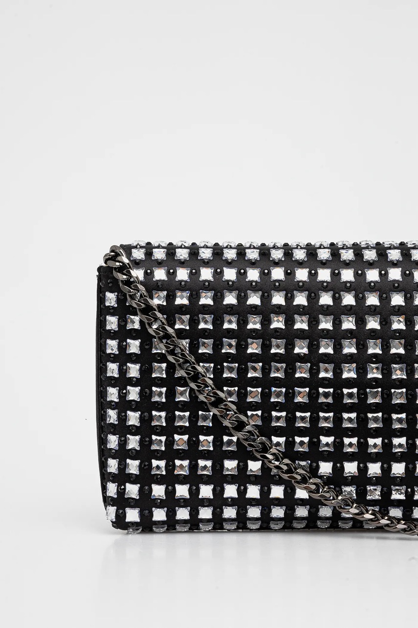 Τσάντα Guess ZALINA χρώμα: μαύρο, HWIM93 50700 φωτογραφία