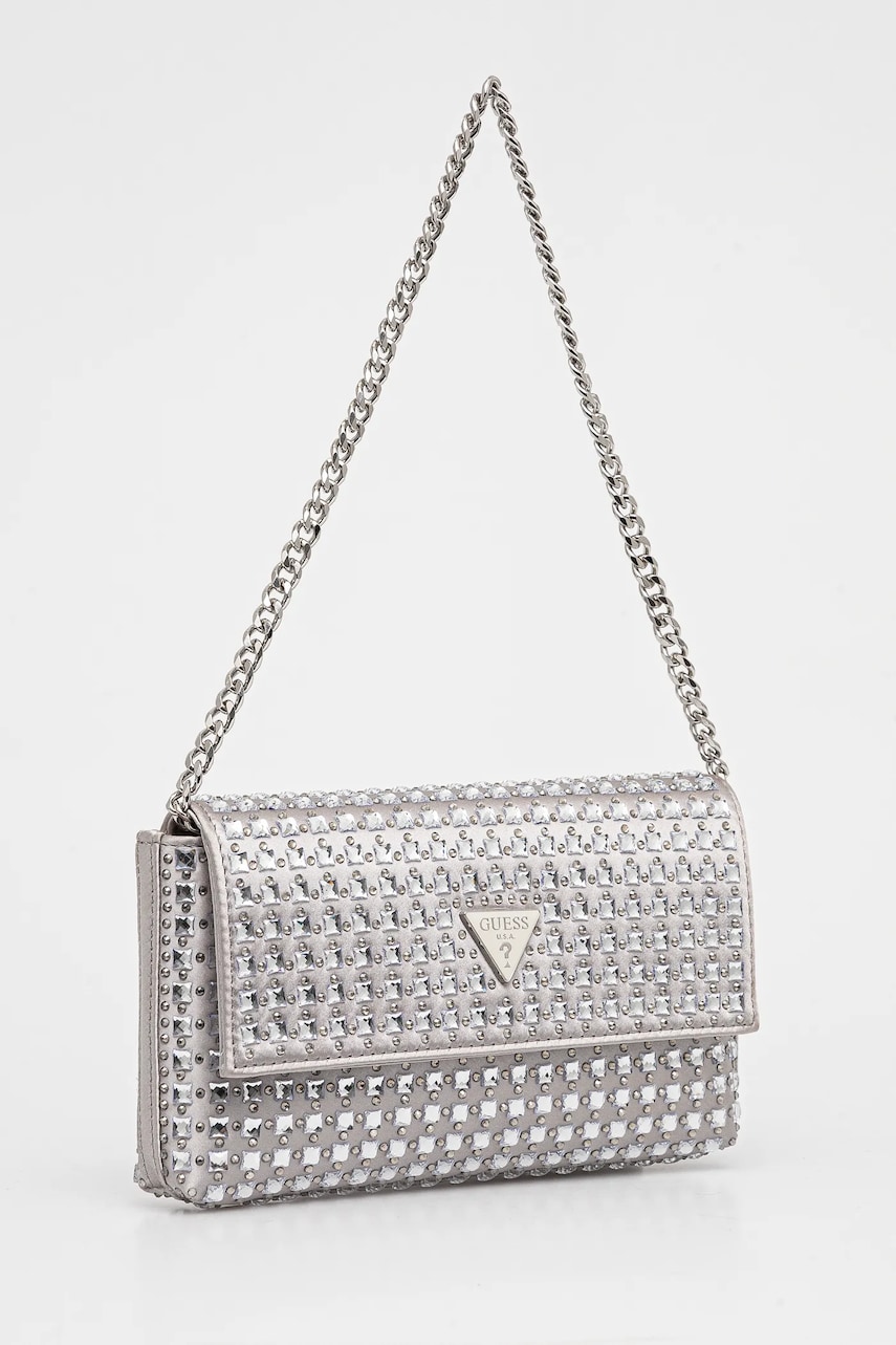 Сумочка Guess ZALINA цвет серебрянный HWIY93 50700 Сумочка Guess ZALINA цвет серебрянный HWIY93 50700