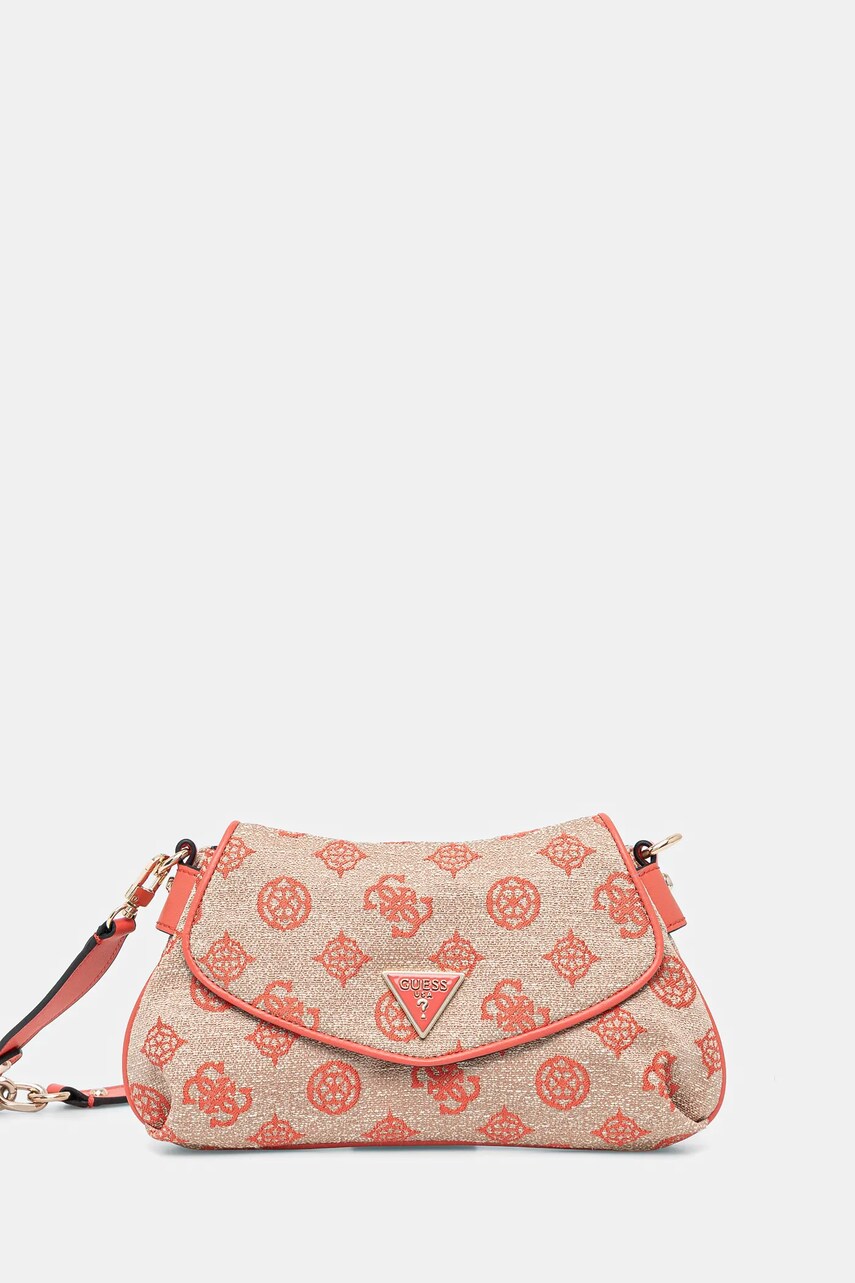 Levně Kabelka Guess BEYZA oranžová barva, HWJG96 27190