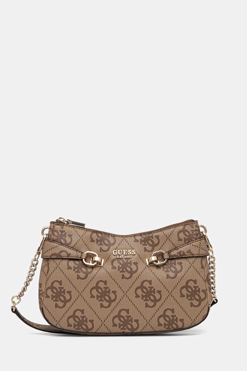 Levně Kabelka Guess LORELEI hnědá barva, HWOS96 39180