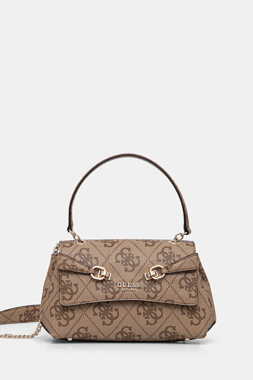 Levně Kabelka Guess LORELEI hnědá barva, HWOS96 39210