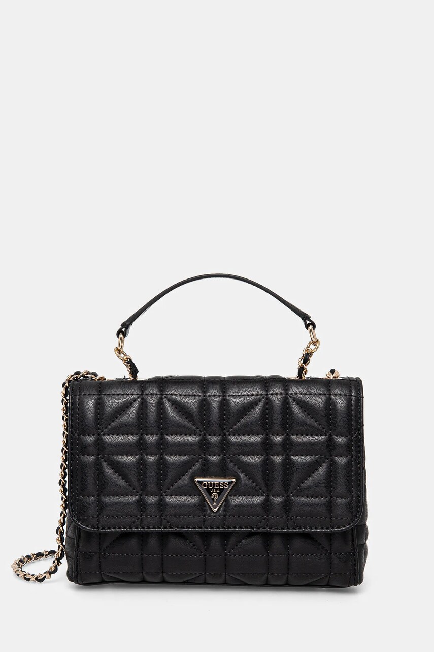 Levně Kabelka Guess EDITA černá barva, HWQG96 25210