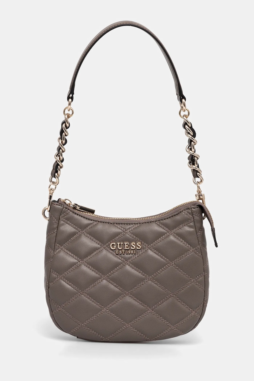 Levně Kabelka Guess TAMSIN hnědá barva, HWQG96 32170