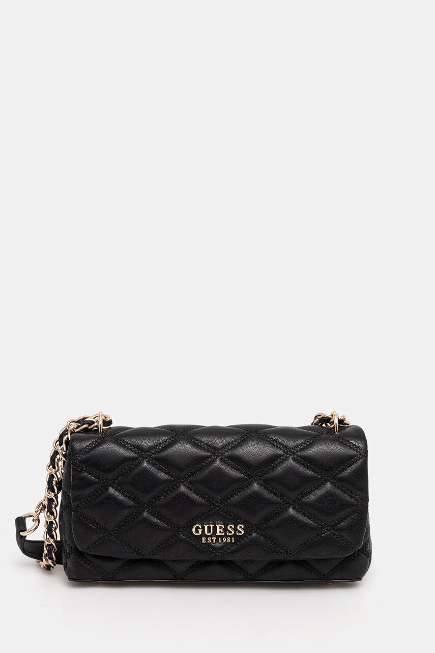 Levně Kabelka Guess TAMSIN černá barva, HWQG96 32210