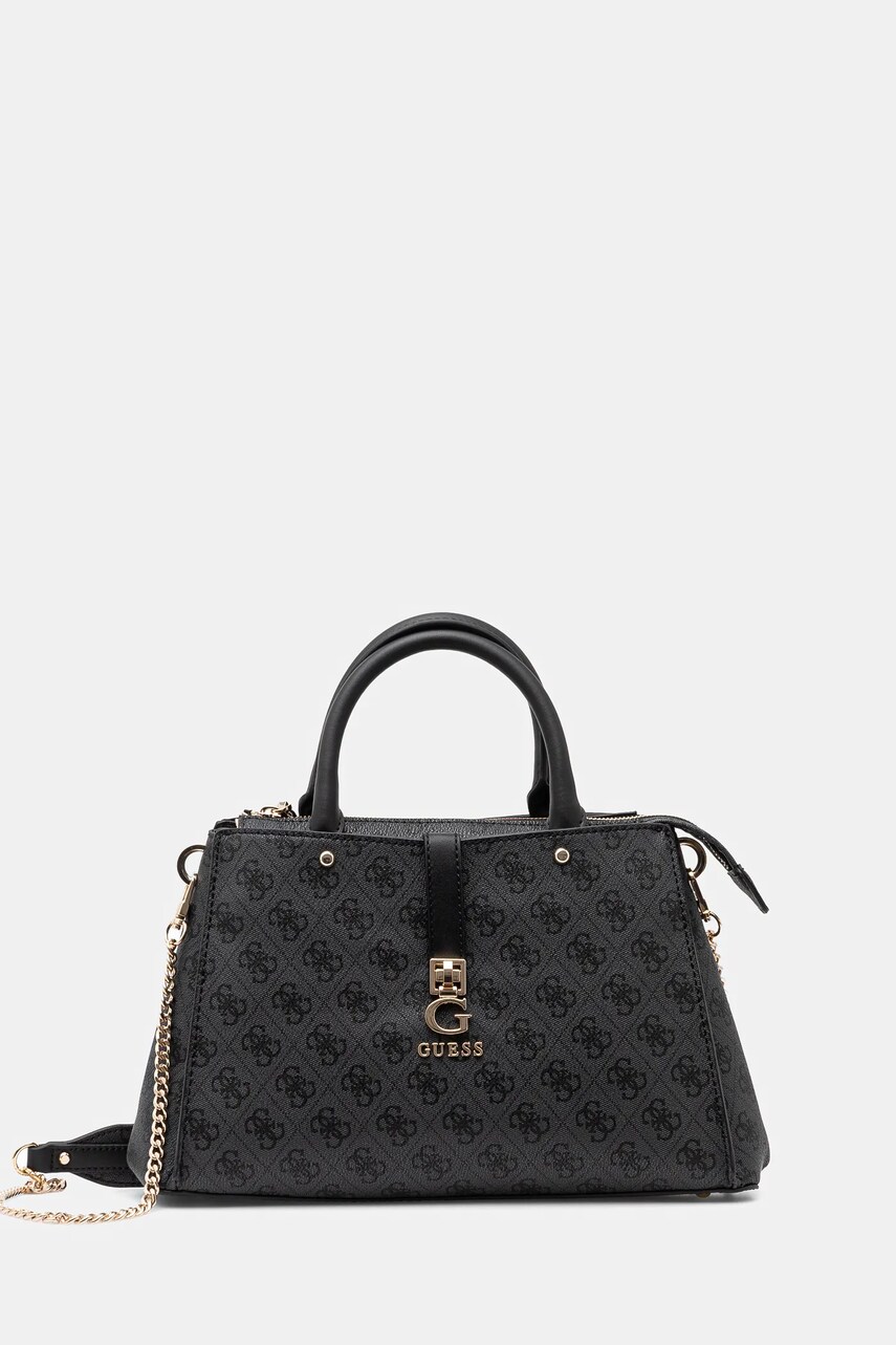 Levně Kabelka Guess ZAMIRA šedá barva, HWSG96 29060
