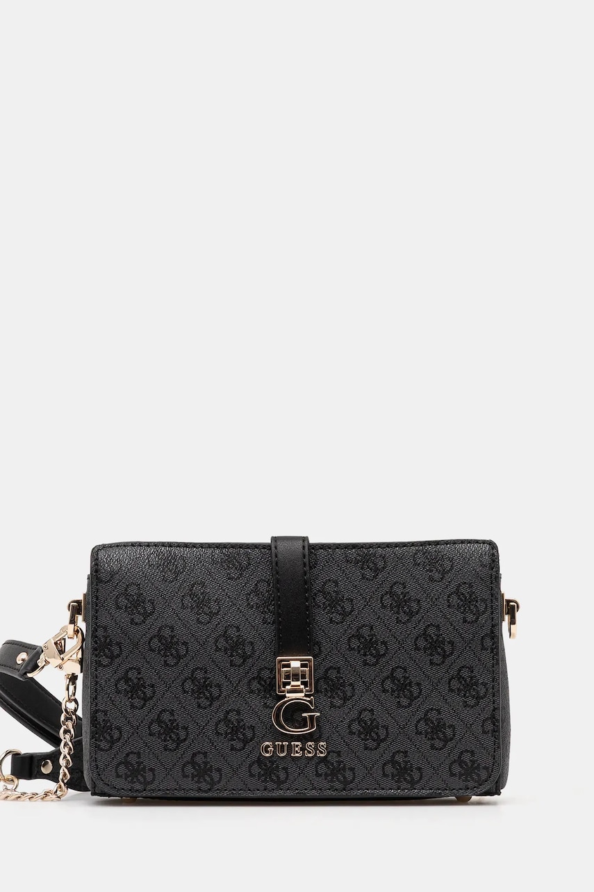 Levně Kabelka Guess ZAMIRA šedá barva, HWSG96 29180