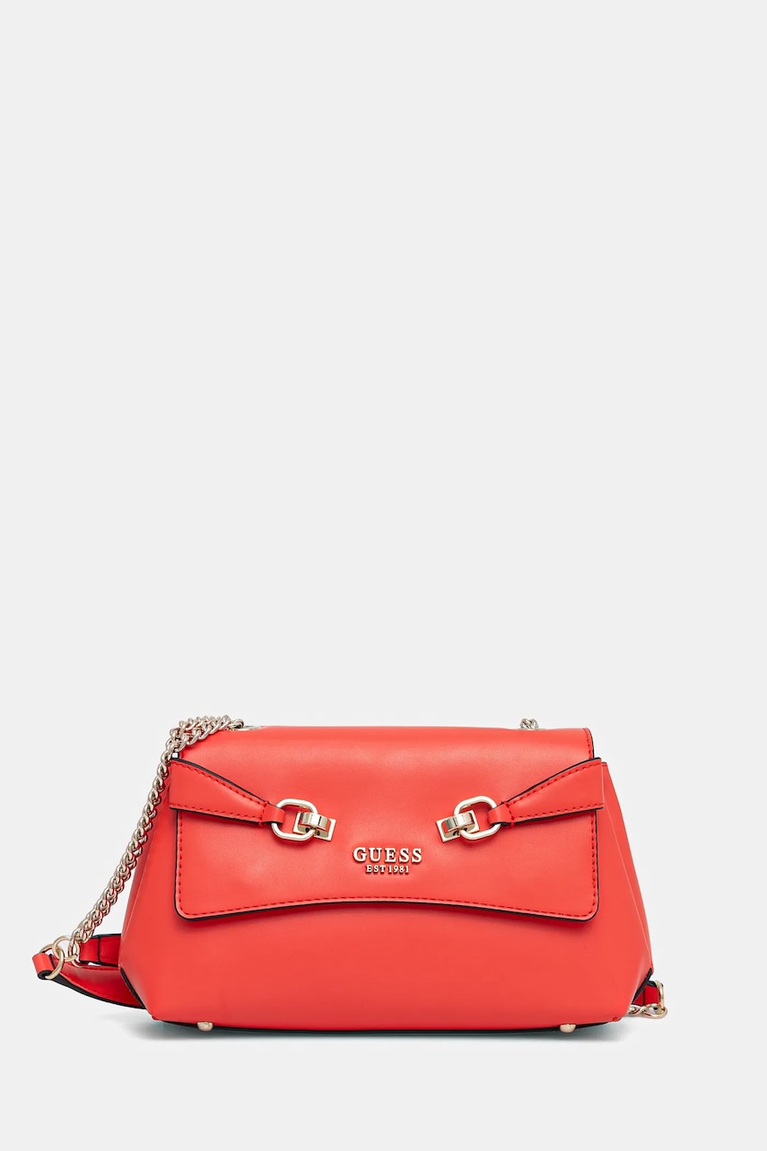 Levně Kabelka Guess LORELEI červená barva, HWVG96 39210