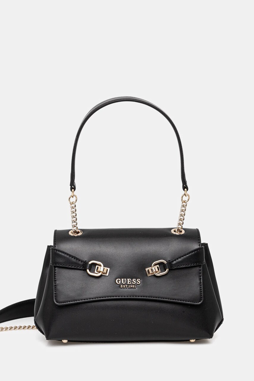 Levně Kabelka Guess LORELEI černá barva, HWVG96 39210