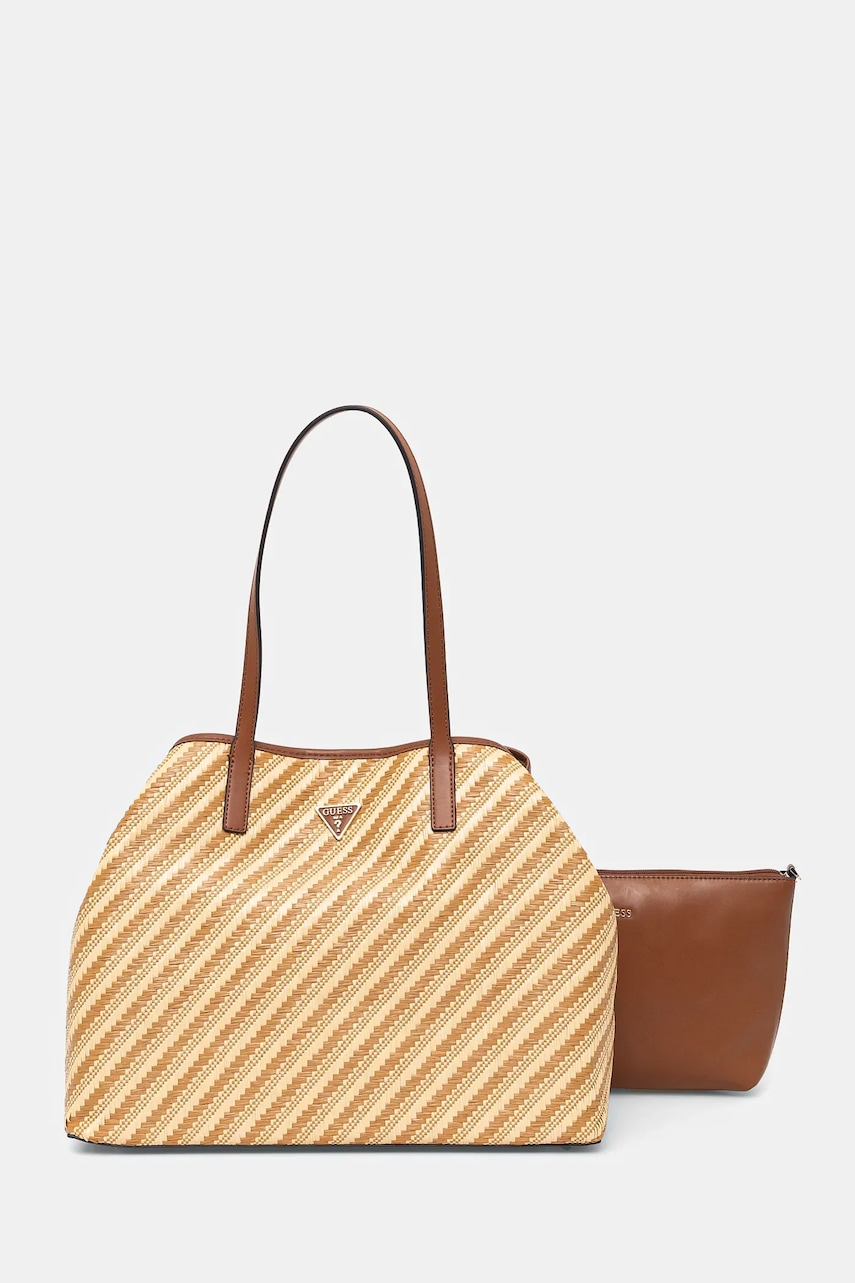 Kabelka Guess VIKKY hnědá barva, HWWS93 18290