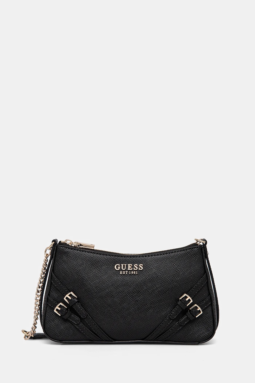 Kabelka Guess BRAMINA černá barva, HWZG96 36180