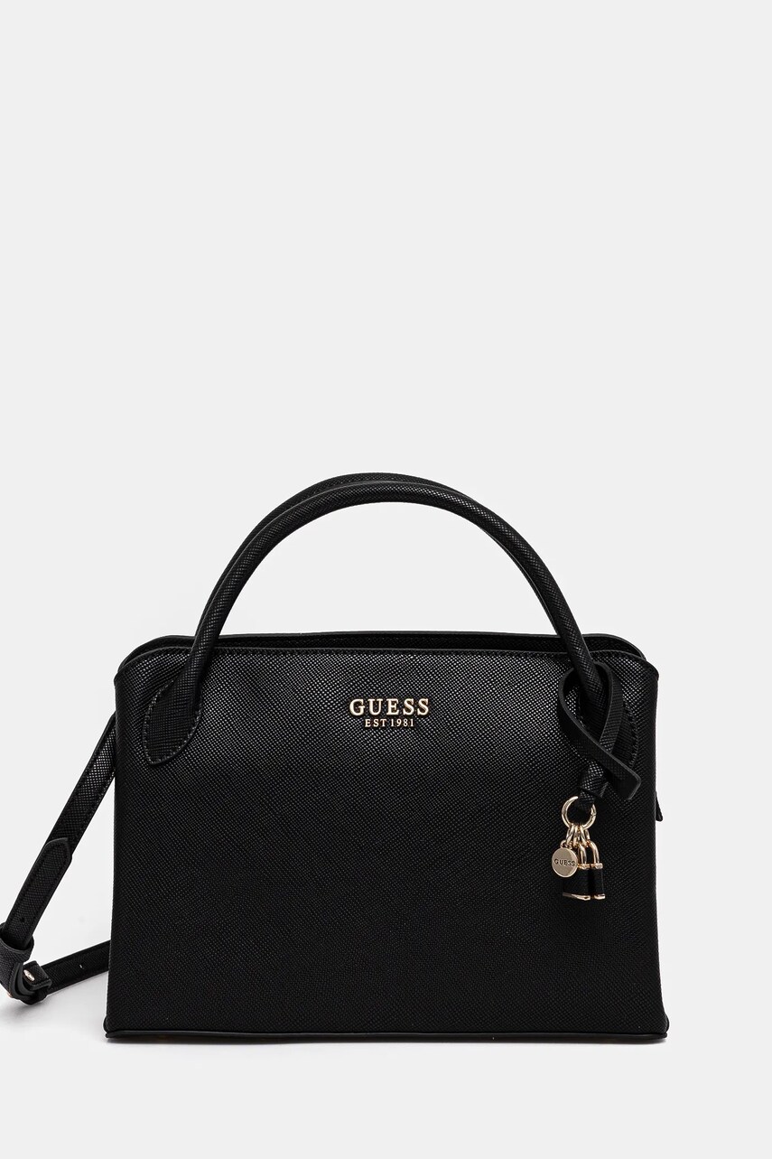 Levně Kabelka Guess FEDANA černá barva, HWZG96 43060