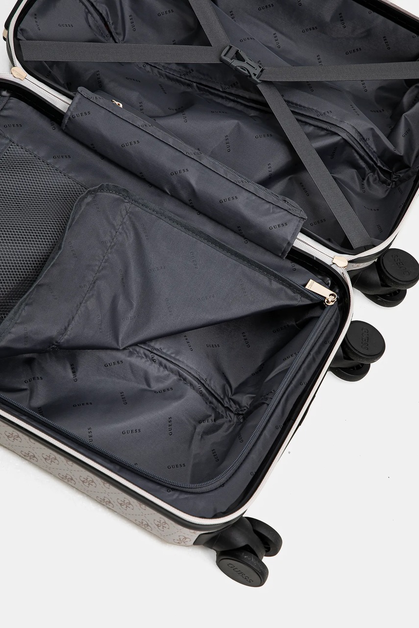 Βαλίτσα Guess JESCO χρώμα: μπεζ, TWHB83 89983 φωτογραφία