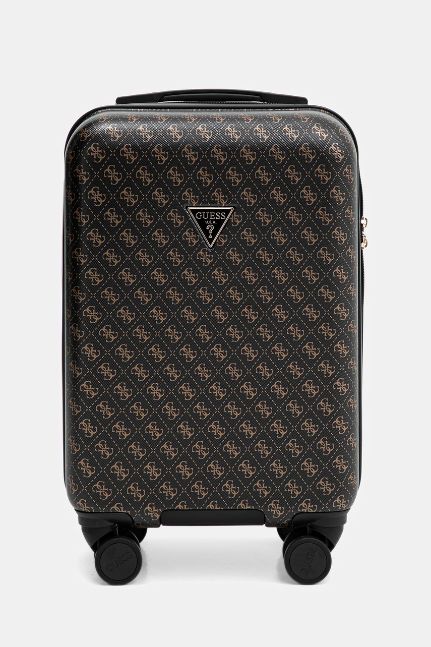 Levně Kufr Guess JESCO béžová barva, TWHB83 89983