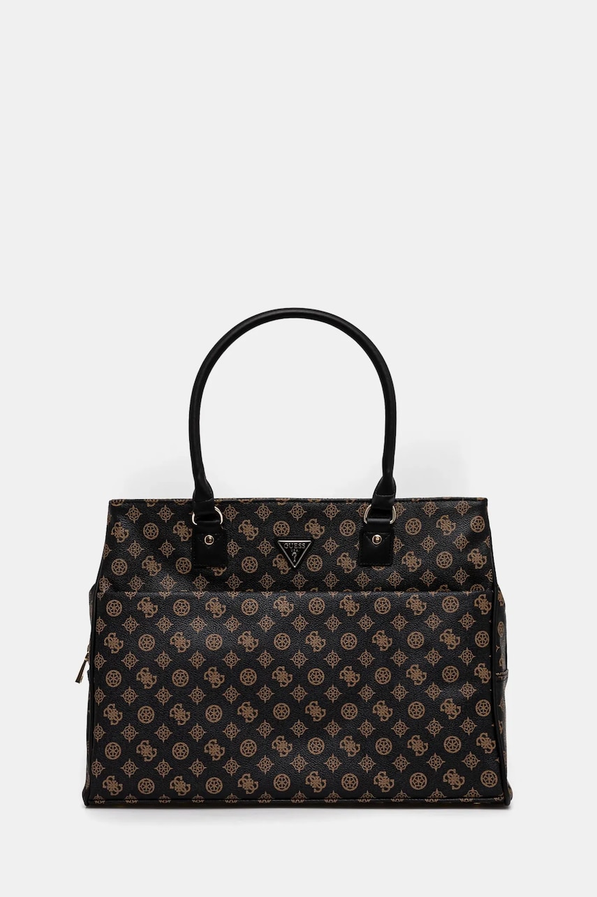 Levně Kabelka Guess hnědá barva, TWHP74 52919