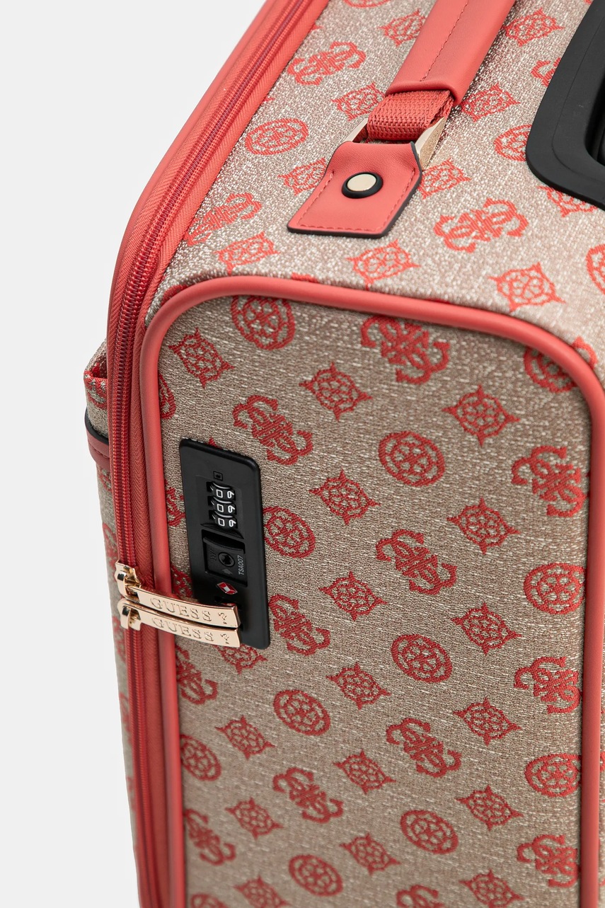 Βαλίτσα Guess BEYZA χρώμα: πορτοκαλί, TWLP96 27983 φωτογραφία