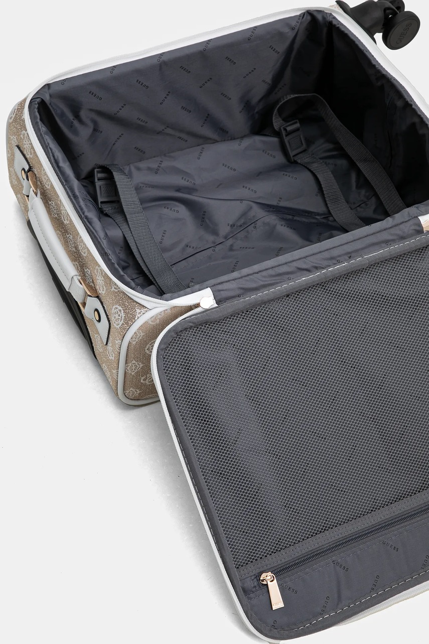 Βαλίτσα Guess BEYZA χρώμα: μπεζ, TWLP96 27983 φωτογραφία