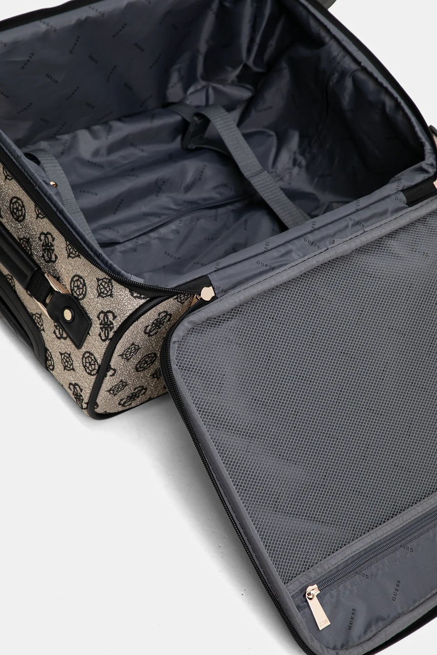 Βαλίτσα Guess BEYZA χρώμα: μαύρο, TWLP96 27983 φωτογραφία