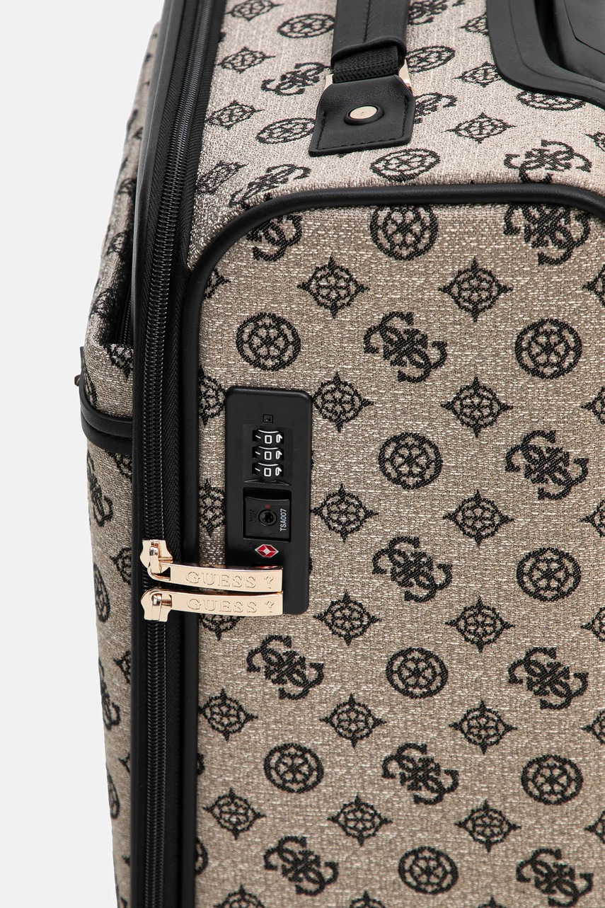 Βαλίτσα Guess BEYZA χρώμα: μαύρο, TWLP96 27983 φωτογραφία