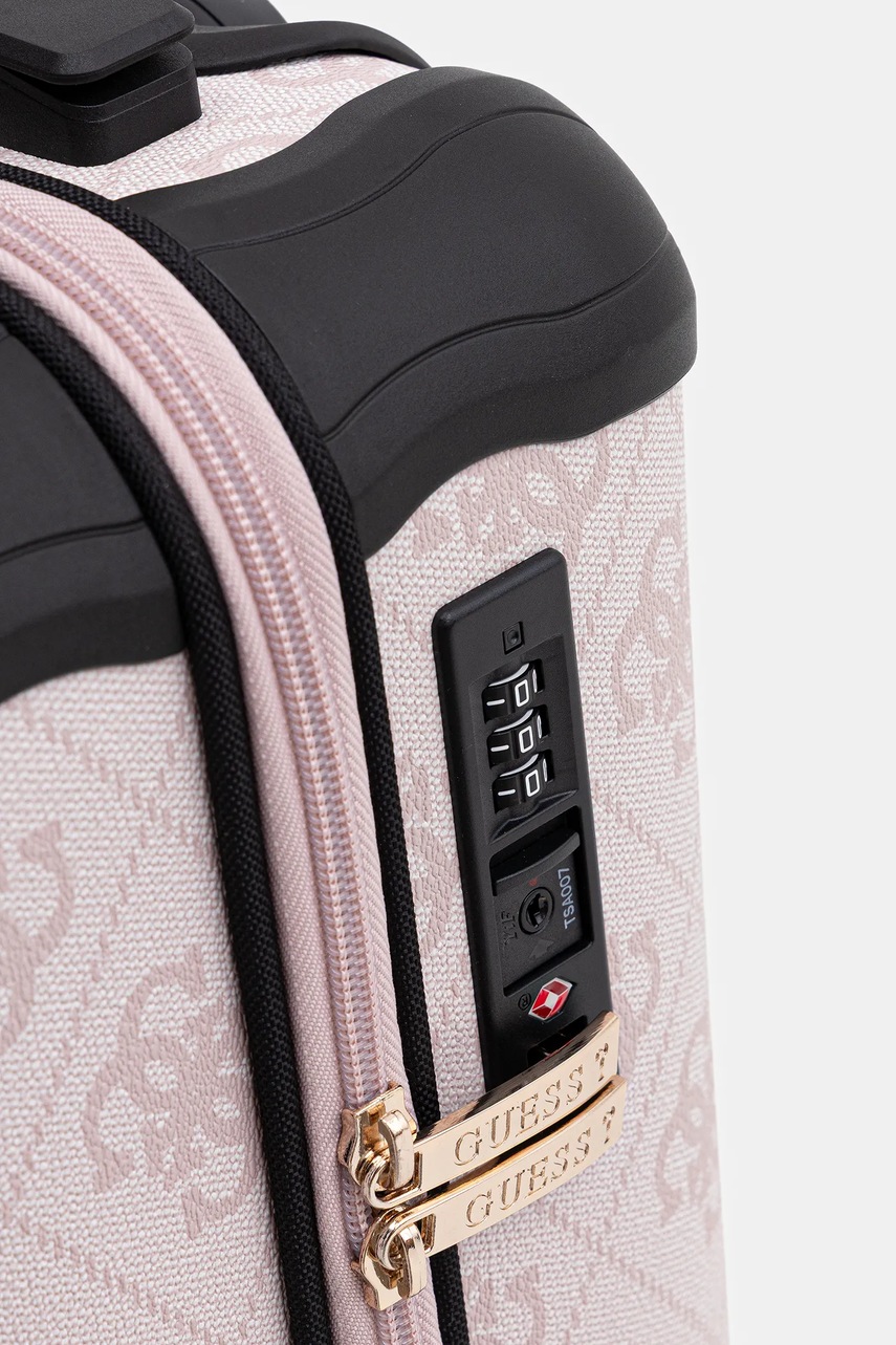 Βαλίτσα Guess BERTA χρώμα: γκρι, TWOB86 88983 φωτογραφία