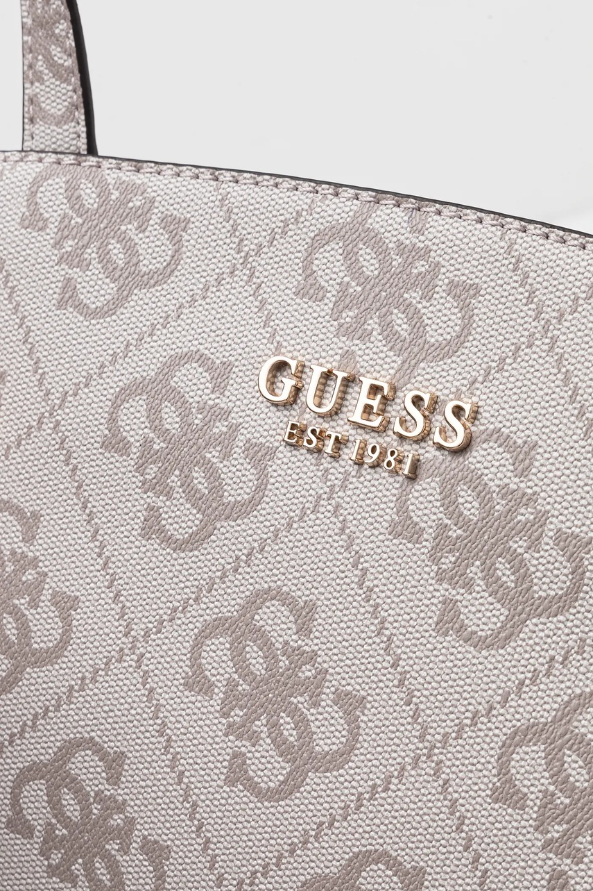 Τσάντα Guess LORELEI χρώμα: καφέ, TWOB96 39024 φωτογραφία