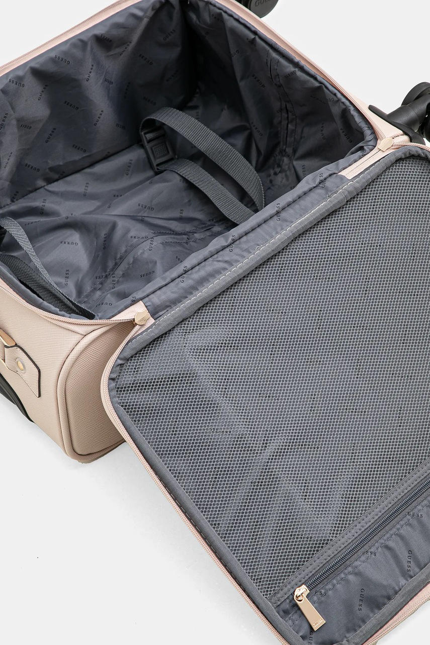 Βαλίτσα Guess NOROM χρώμα: ροζ, TWSN90 91983 φωτογραφία