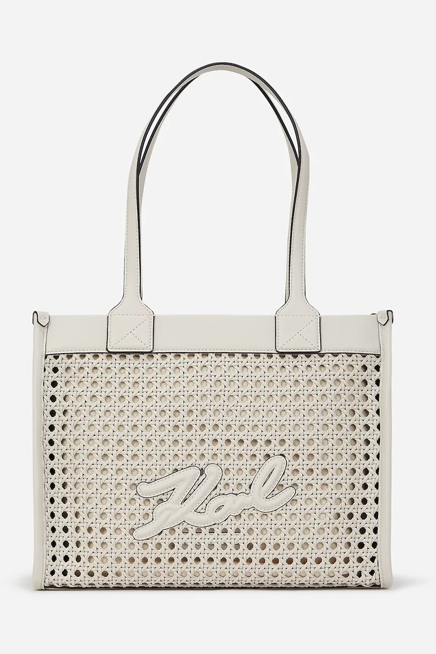 Karl Lagerfeld poseta culoarea alb, A2W30052 Karl Lagerfeld poseta culoarea alb, A2W30052