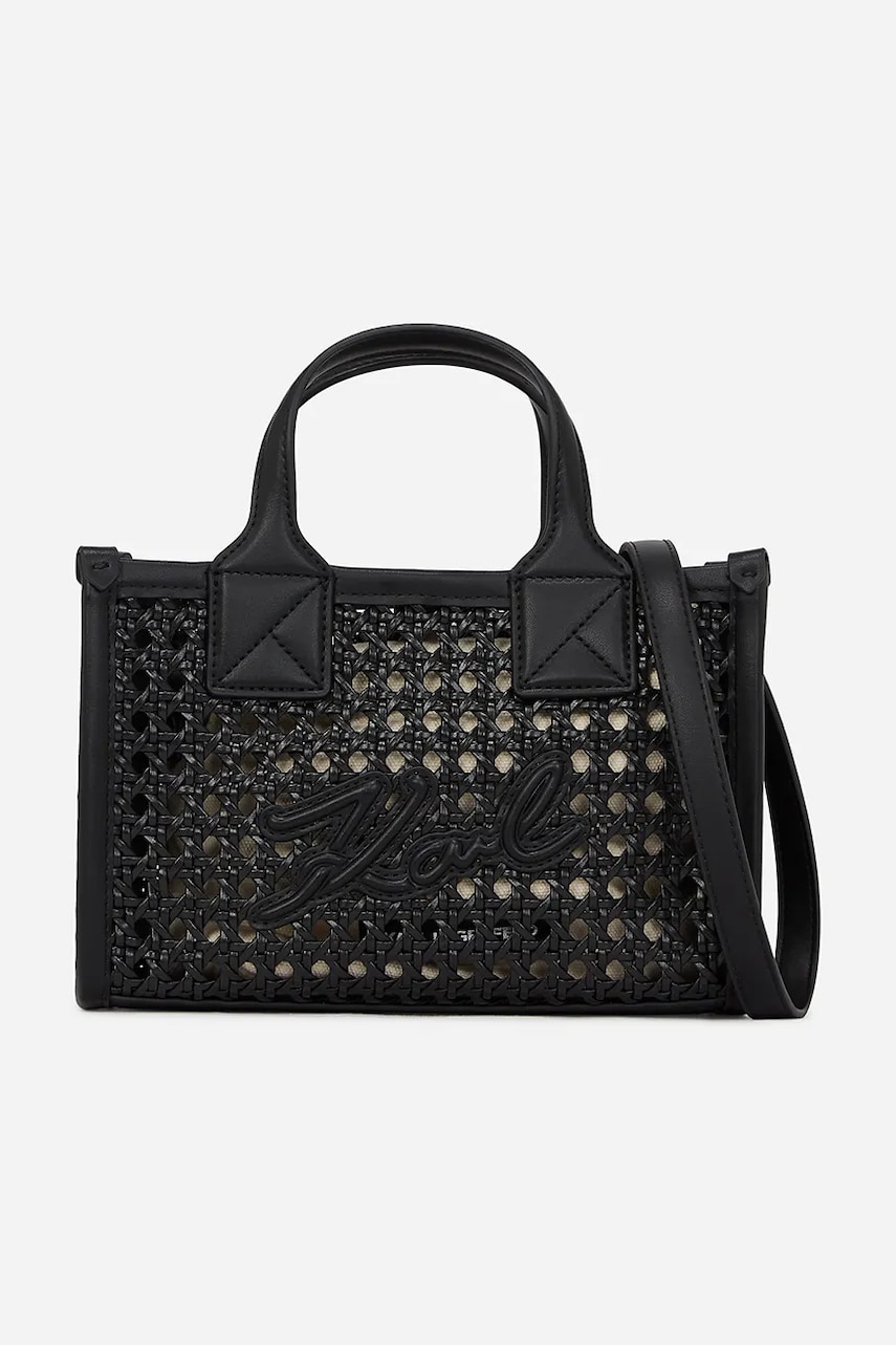 Karl Lagerfeld poseta culoarea negru, A2W30053 Karl Lagerfeld poseta culoarea negru, A2W30053