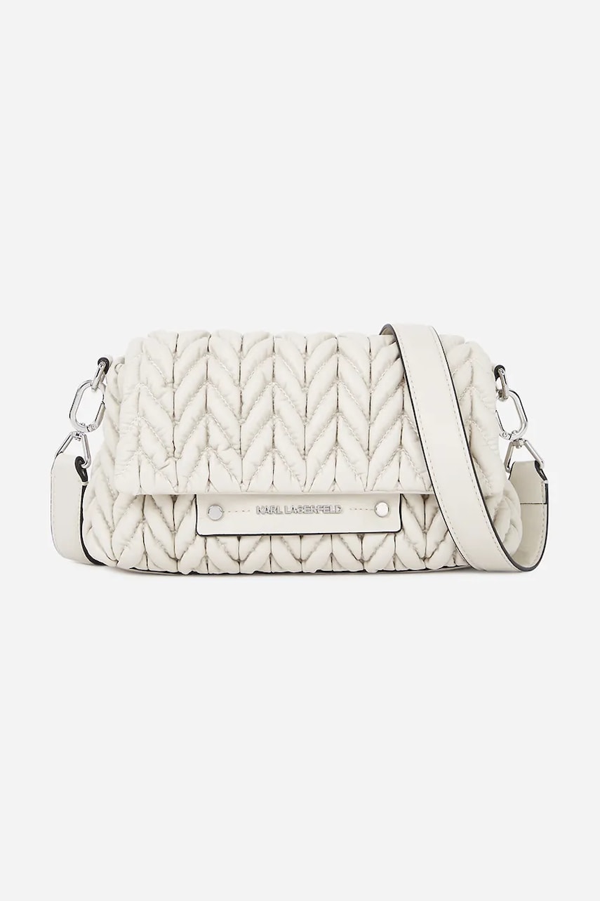 Karl Lagerfeld poseta culoarea alb, A2W30153 Karl Lagerfeld poseta culoarea alb, A2W30153