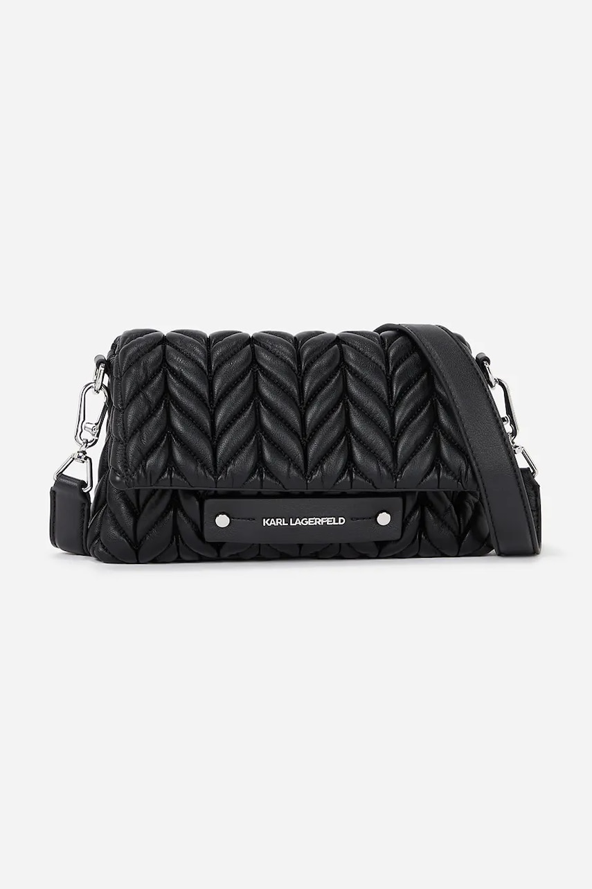 Karl Lagerfeld poseta culoarea negru, A2W30153 Karl Lagerfeld poseta culoarea negru, A2W30153