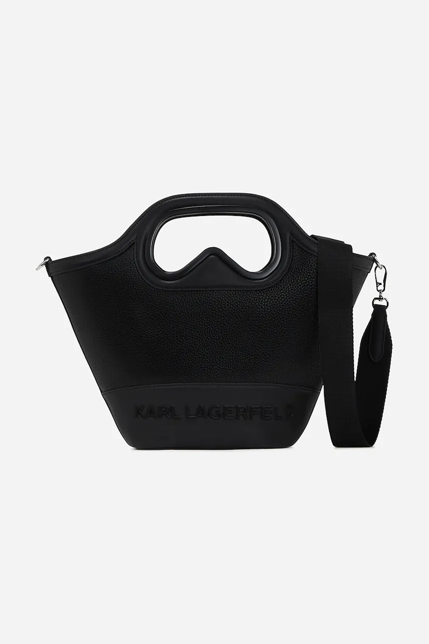 Karl Lagerfeld poseta culoarea negru, A2W30045 Karl Lagerfeld poseta culoarea negru, A2W30045